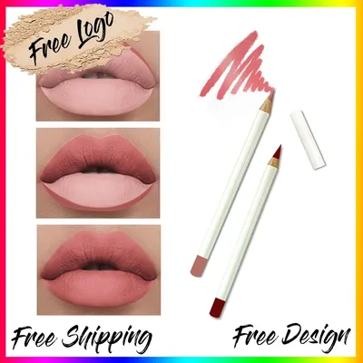 26 Colors Matte Waterproof Vegan Brown Lip Liner Eyebrow Pencil Eyeliner Private Label Lipliner