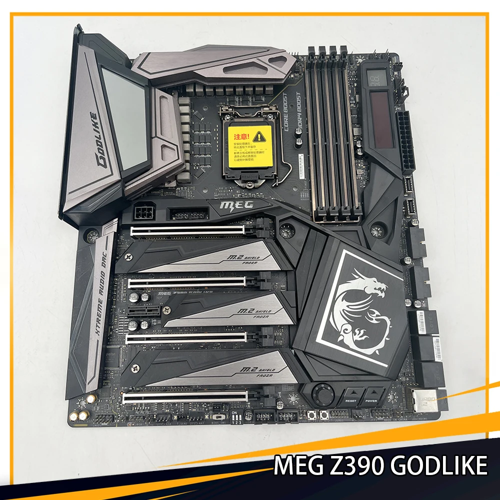 Meg z390 gottähnlich für msi pc desktop motherboard lga1151 ddr4 128g E-ATX satr3 * 6 m. 2*3 u.2 usb 3,1 unterstützung i9 Image