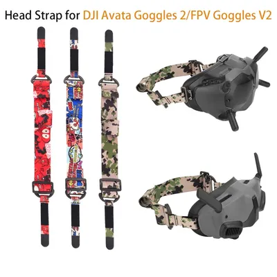 Colorful Headband Soft Elastic Head Strap Adjustable for DJI Avata Goggles 2/FPV Goggles V2