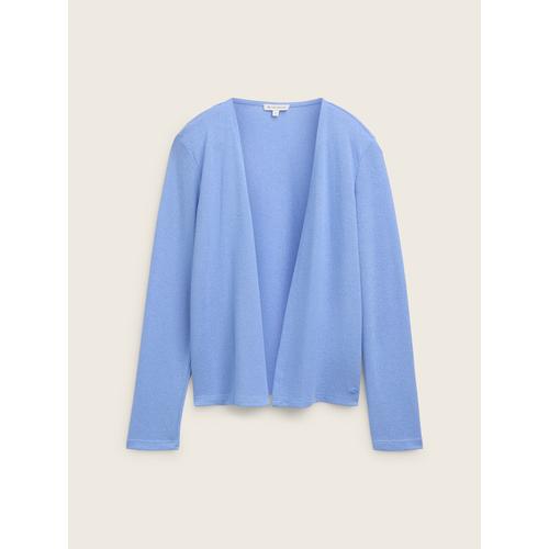 TOM TAILOR Damen Basic Cardigan, blau, Gr. XXL