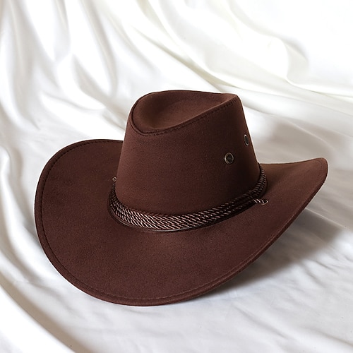hut männer reise sonnenblende breite krempe casual reiten western cowboy hut kappe sommer cowboy hut kappe cowboy hut kappe hut Image