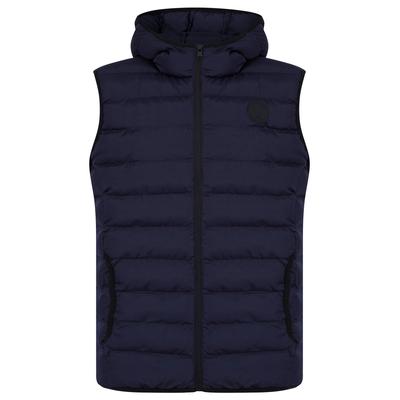 Coats / Jackets Tamaki Quilted Puffer Gilet with Hood in Sky Captain Navy / S - Tokyo Laundry