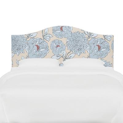 Vanessa Headboard - Arched, Arched/Alora Icy Blue, King - Grandin Road