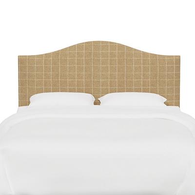 Vanessa Headboard - Arched, Arched/Windowpane Sandstone, Queen - Grandin Road