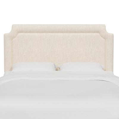 Vanessa Headboard - Clipped, Clipped/Linen Cream, Queen - Grandin Road
