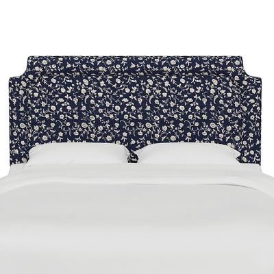 Vanessa Headboard - Clipped, Clipped/Robina Floral Navy, King - Grandin Road