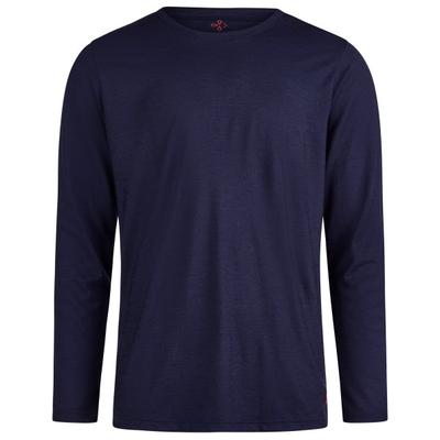 Transhumance - Basic Shirt Langarm - Merinounterwäsche Gr XL blau Image