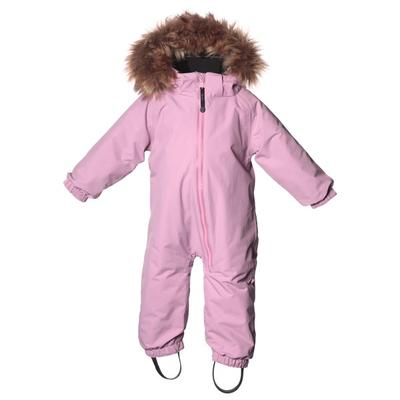 Isbjörn - Kid's Toddler Padded Jumpsuit with Fur - Overall Gr 86 rosa