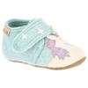 Living Kitzbühel - Baby's Klettschuh Einhorn & Stern - Hüttenschuhe 18 | EU 18 grau