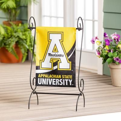 Appalachian State University Burlap Flag Garden Size