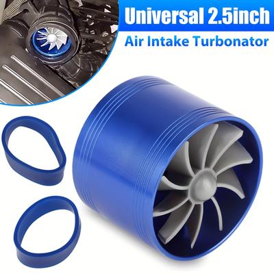 TEMU 1pc Car Air Intake , Single Fan Turbo Engine, Turbine Gas Turbo, For Air Intake Fan