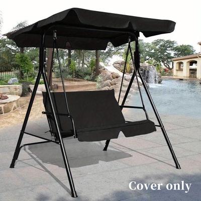 TEMU Waterproof Swing Canopy Replacement - Heavy-duty 420d Oxford Material, Uv Protection Dustproof Outdoor Swing Top Cover