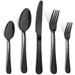 Mercer41 Rosinda Stainless Steel Flatware Set - Service for 4 grayStainless Steel in Black | 20 | Wayfair B01AD500A02A49DFB6E7A0B47F4F048B