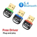 Adattatore Dongle USB Bluetooth 5.4 5.3 per altoparlante PC Mouse Wireless tastiera ricevitore Audio musicale trasmettitore Drive gratuito