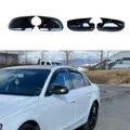 Per Audi A4 S4 B8 B8.5 8K 2 pz Nero Lucido Auto Specchietto retrovisore Tappi di Copertura Trim Borsette Telaio A4 FSI TFSI TDI 2007-2015 Tuning
