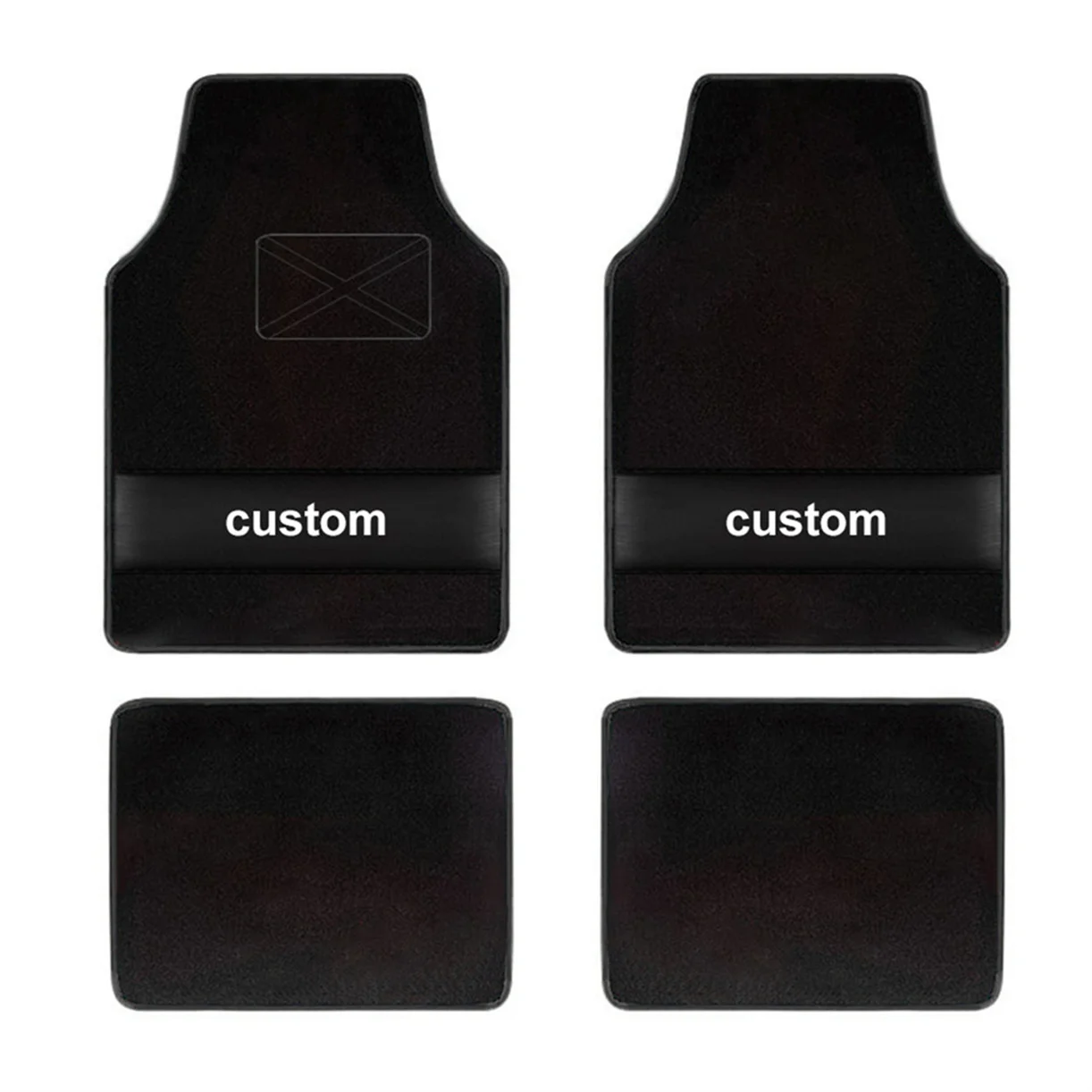 Per PEUGEOT 206 206CC 207 207CC 208 307cc 307 308 308CC 307sw 407 408 508 tappeto universale testo personalizzato Logo tappetini auto