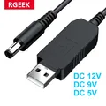 5.5*2.1mm WiFi a Powerbank Cavo Connettore DC 5V a 12V Cavo USB Convertitore Boost Cavo Step-up per Router Wifi Modem ventola