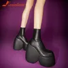 KarinLuna Dropship Marke Neue Gothic Stil Sexy Elegante Chunky Plattform Frauen Stiefeletten Große Größe 43 Walking Comfy Frau Schuhe