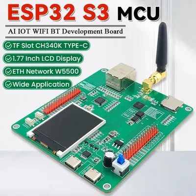 ESP32 S3 Entwicklungsboard mit 1,77-Zoll-LCD-Display BT 2,5 dBi WiFi-Modul AI Internet of Things Image