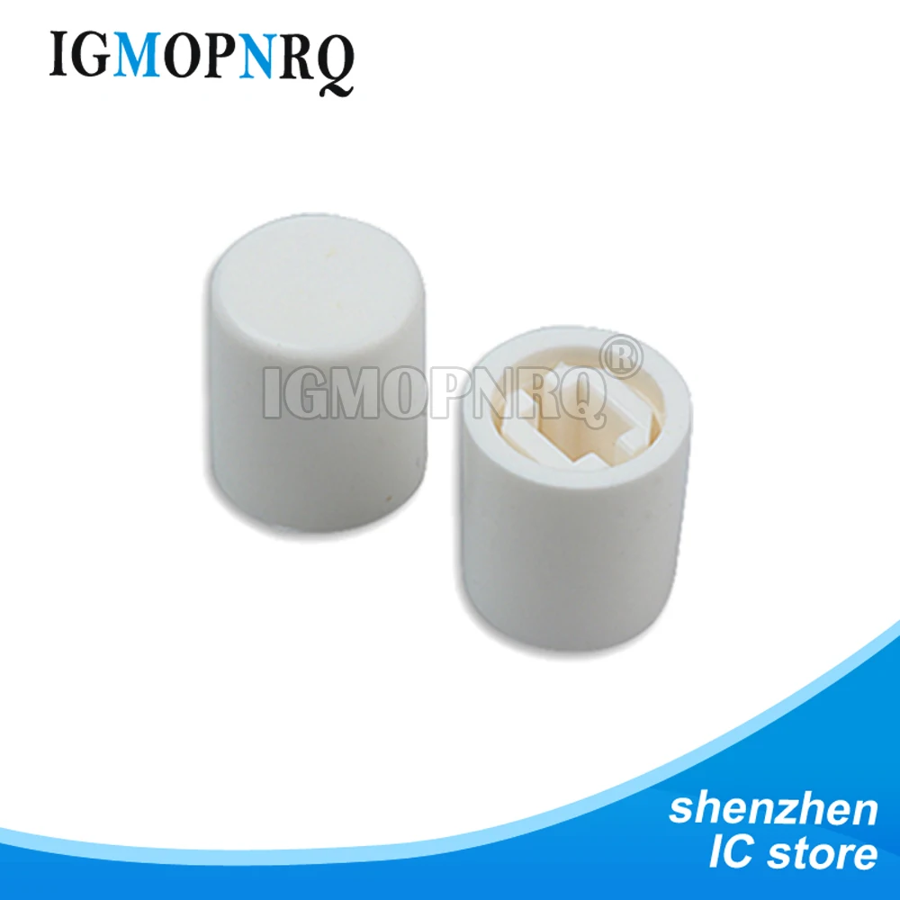 50PCS PS-22F03 Schwarz Weiß Rot Kunststoff Abdeckung Taste Schalter Abdeckung A03 A11 Direkt Schlüssel Schalter Kappe 10MM Taste schalter Image