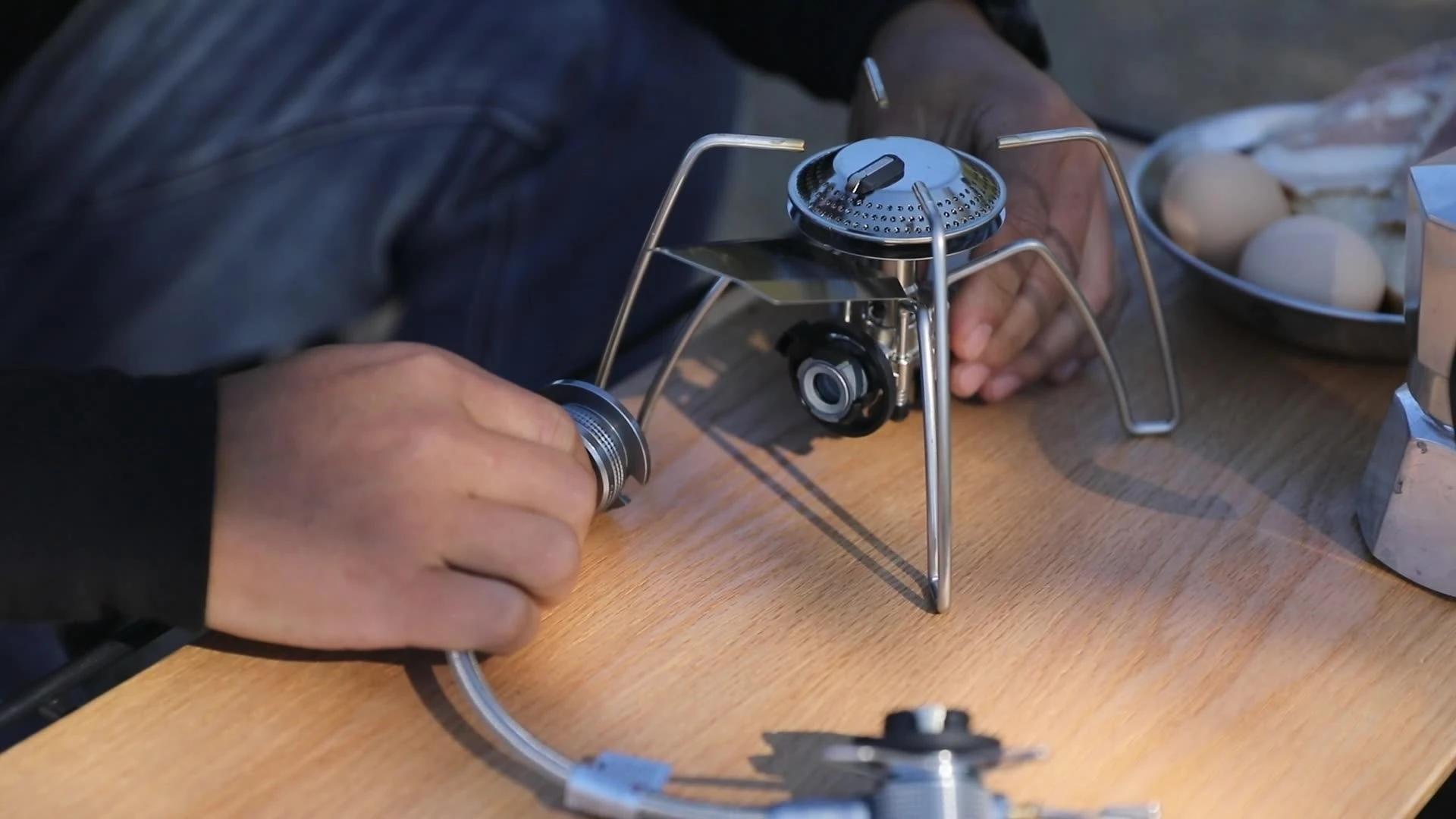 Camping moon extended pipeline adapter druck beständiges und flamm hemmendes karten ofen outdoor camping verlängerung srohr Image