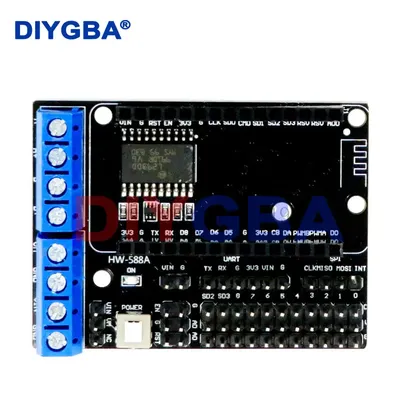 L293D Für ESP8266 ESP-12E Dual High Power H-Brücke Modul Für Drahtlose WIFI NodeMcu Motor Fahrer Schild Bord Für WIFI V3 CP2102 Image