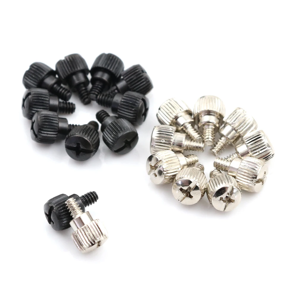 10 teil/los Gewinde Zähne Computer PC Fall Lüfter Werkzeuglose Einstellung Schraube Rändelschrauben Daumen Image