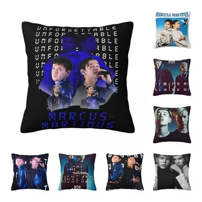 Marcus und martinus schweden kissen bezug doppelseitig bedruckter polyester kissen bezug geschenk Image