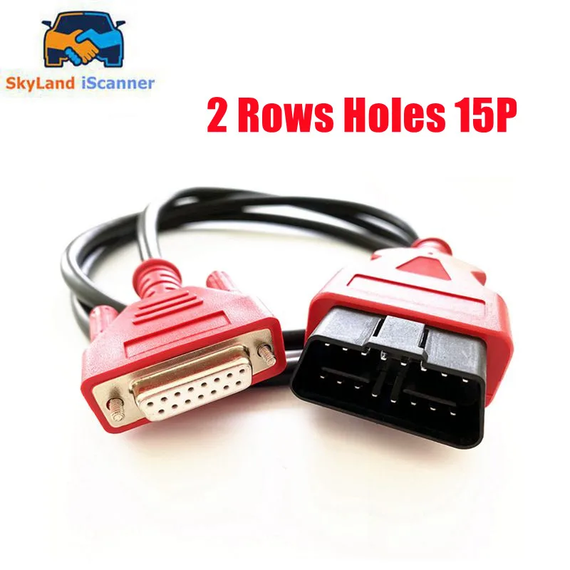 Neuestes Haupt test kabel für autel maxisys ms906/908/905/808 15-poliges obd2-Verlängerungskabel 26-poliges ms908 pro maxisys elite obd2-Kabel Image