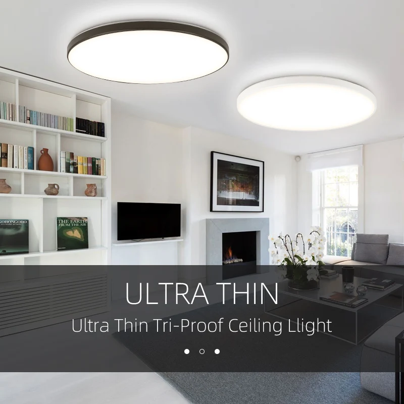 LED-Decken leuchten runde Decken leuchte ip44 wasserdichte Flächen leuchte für Schlafzimmer Wohnzimmer Badezimmer Luminair Wohnkultur Beleuchtung