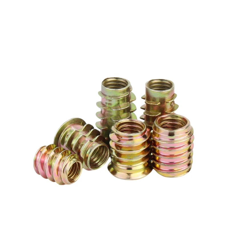 Sortiment mit Innensechskantantrieb und Gewindeeinsatz – polierte verzinkte Legierung mit 11 metrischen Größen M4-M10 für langlebige Holzbefestigungen Image