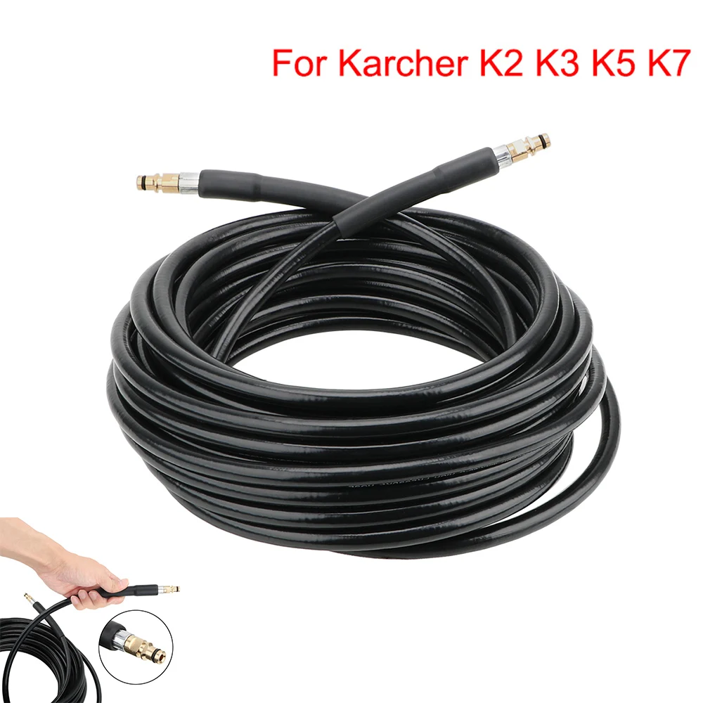 6/10/15m Hochdrucks ch lauch pistole Schnell anschluss für Karcher K-Serie Auto waschanlage Wasser reinigung Verlängerung Wassers ch lauch leitung Image