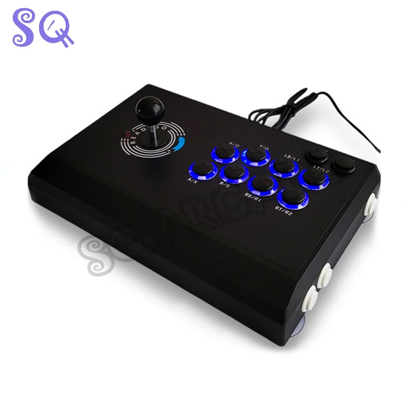 Arcade Joystick Smash Box Stil Arcade Spielkonsole Kampf Stick Game Controller Tasten Für PC PS3