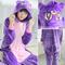 Erwachsene Tier Onesie-Kostüm Karton Katze Pyjamas-Einteiler Kigurumi-Pyjamas Charme Lustiges Kostüm Für Herren und Damen Karneval Karikatur