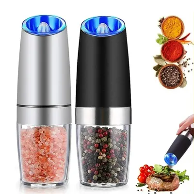 Pepper Mill Electric Vanilla Coffee Grinder Automatic Gravity Sensing Salt Shaker Spice Grinder