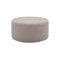 Pouf tissu bouclette Gris Clair L 70 cm