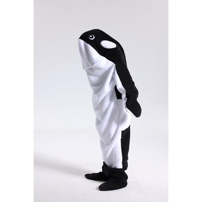 Kid's Adults' Animal Group Costume Onesie Costume Carnival Costume Shark Cartoon Dolphin Onesie Pajamas Kigurumi Pajamas Charm Funny Costume For Men and Women Boys and Girls Carnival Cartoon