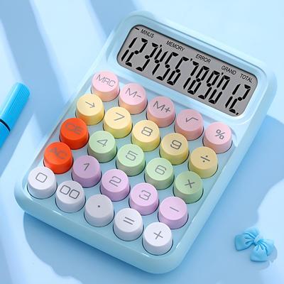 Desktop Calculator Standard Function Desktop Calculator Portable Small Office Scientific Calculators Kids Calculator with Large Display Buttons for Office School