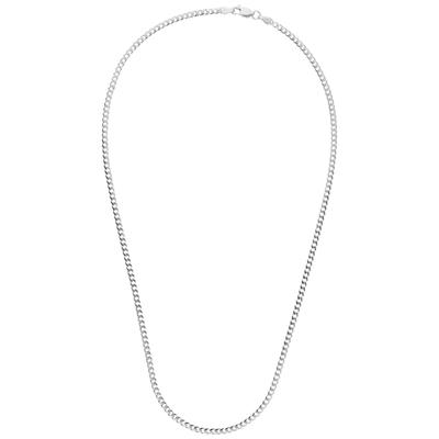 Smart Jewel - Kette Panzergliederung, massiv, Silber 925 Ketten 1 ct Silber