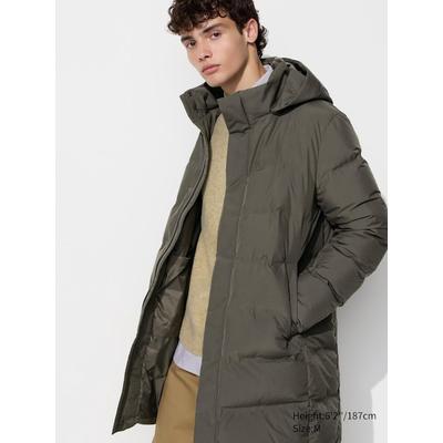 Uniqlo - Seamless Down Coat - Green - XS