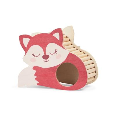EveryYay Fox Wooden Hideawy for Small Animals