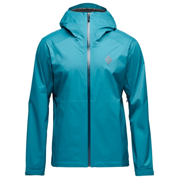 Black Diamond - Fineline Stretch Shell - Regenjacke Gr M türkis