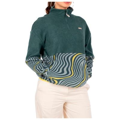 Iriedaily - Women's Half Indi Troyer - Fleecepullover Gr S blau Image