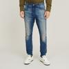 5-Pocket-Jeans G-STAR "D-Staq 3D Slim", Herren, Gr. 31, Länge 32, blau (medium aged), Denim/Jeans, Obermaterial: 92% Baumwolle, 7% Elastomultiester, 1% Elasthan, casual, slim fit, Jeans, mit Chinodetails