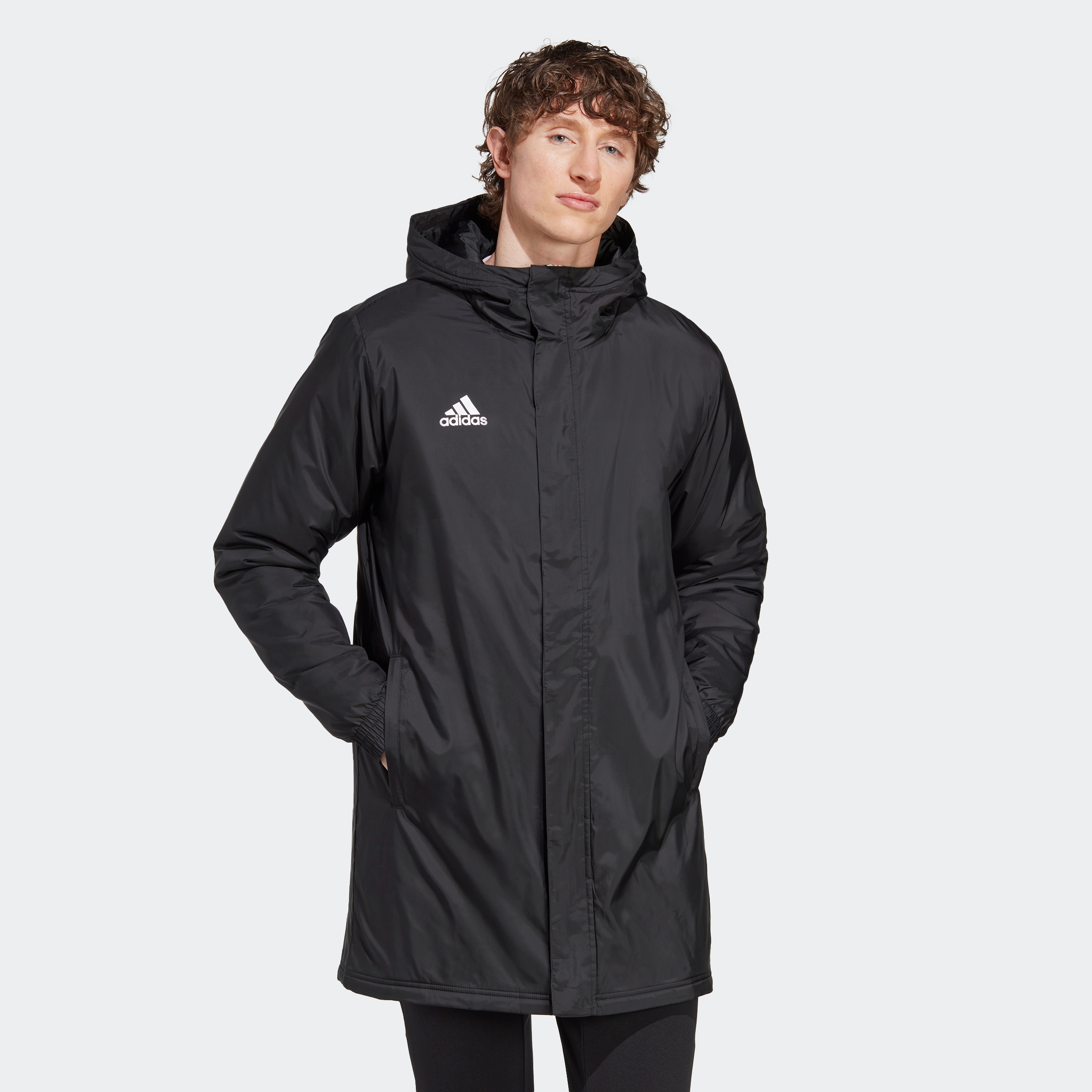 Trainingsjacke ADIDAS PERFORMANCE "ENT22 STADJKT", Herren, Gr. 3XL, schwarz, Obermaterial: 100% Polyester. Wattierung: 100% Polyester, clean, normal, Jacken Trainingsjacke