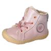 Lauflernschuh PEPINO BY RICOSTA "Georgie WMS: Normal", Kinder, Gr. 21, rosa (rosa, grau), Leder, casual, Schuhe, Winterschuh mit Weiten-Meßsystem, Größenschablone zum Download