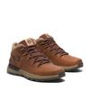 Schnürboots TIMBERLAND "SPRINT TREKKERMID LACE UP SNEAKER", Gr. 42, braun (medium orange full grain), Leder, Synthetik, sportlich, Schuhe, Winterschuhe, Sneakerboots, Winterboots