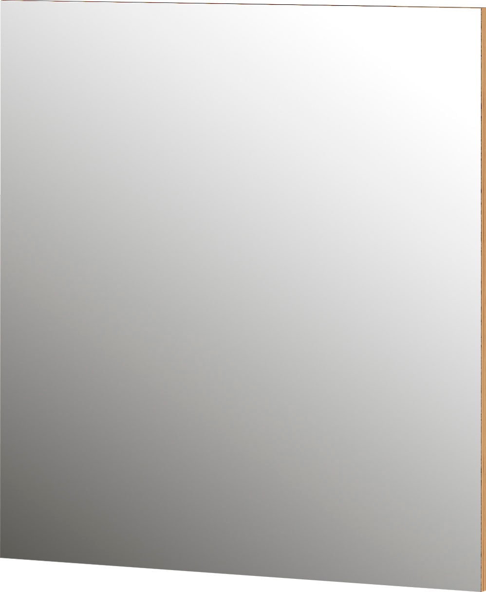 Wandspiegel GERMANIA "Spiegel 2791", braun (navarra, eiche, nachbildung), B:74cm H:80cm T:3cm, Glas, Spanplatte, Spiegel, Wandspiegel