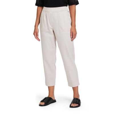 Stoffhose BETTY & CO "Betty & Co Casual-Hose mit aufgesetzten Taschen", Damen, Gr. 36, Normalgrößen, grau, Obermaterial: 62% Lyocell, 38% Baumwolle., modisch, gerade 7/8-Länge, Hosen, Material Image