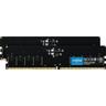 CRUCIAL Arbeitsspeicher ""64GB Kit (2x32GB) DDR5-5200 UDIMM"" Gr. 2x 32GB, 5200 MHz, schwarz